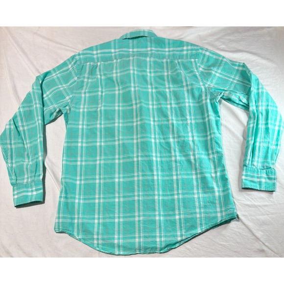Southern Tide Button Down Shirt Blue Check Men's Size M Classic Fit - Picture 4 of 10